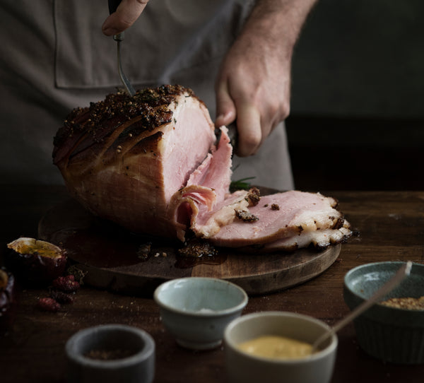 Pasture raised Free range dry cured ham - unsmoked