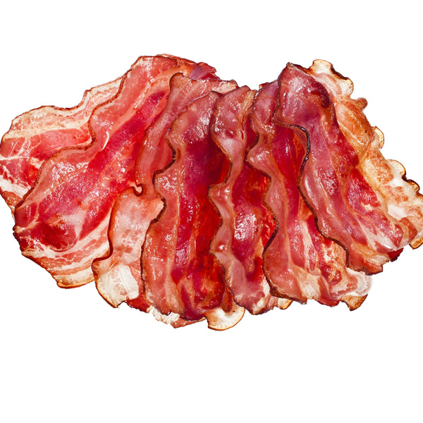 Pasture raised Free range bacon smoked  mixed 6 pack 3 packs back, 3 packs streaky (chilled)